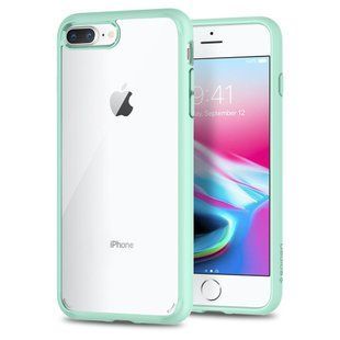 М'ятний стильний чохол-накладка Spigen Ultra Hybrid 2 для iPhone 8 Plus 1985 фото