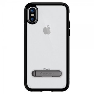 Чохол Spigen Ultra Hybrid S Jet Black для iPhone X 1314 фото