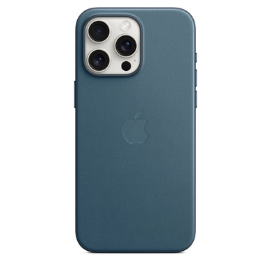 Чохол Apple iPhone 15 Pro Max FineWoven Case with MagSafe - Pacific Blue (MT4Y3) 7803 фото