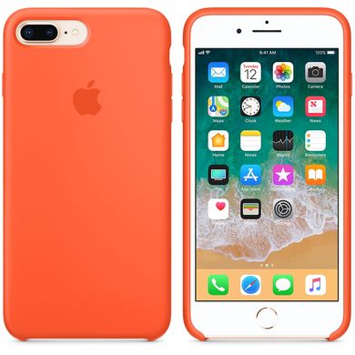 Чохол Apple Silicone Case Spicy Orange (MR6C2) для iPhone 8 Plus / 7 Plus 1433 фото