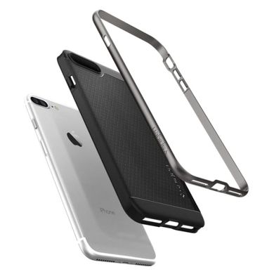 Чохол захисний Spigen Neo Hybrid серый для iPhone 7 Plus 888 фото