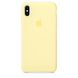 Чохол силіконовий Apple iPhone XS Silicone Case (MUJV2) Mellow Yellow
