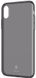 Силиконовый тонкий чехол Baseus Simle Series TPU Case черный для iPhone X 1887 фото 1