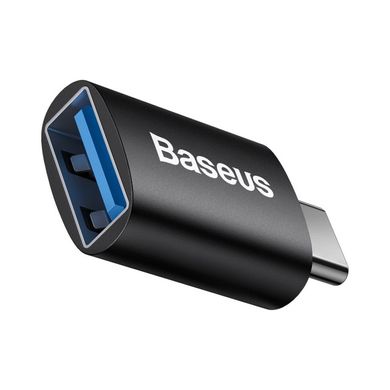 Адаптер Baseus Ingenuity Series Mini OTG Adaptor Type-C to USB-A 3.1 Black (ZJJQ000001) 02119 фото