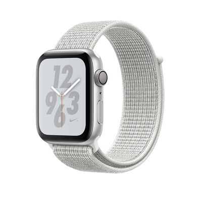Apple Watch Series 4 Nike+ (GPS) 44mm Silver Aluminum Case with Summit White Nike Sport Loop (MU7H2) 2088 фото