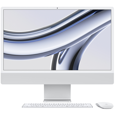 Apple iMac 24" M3/8CPU/8GPU/8GB/256GB Silver (MQR93) 3998 фото