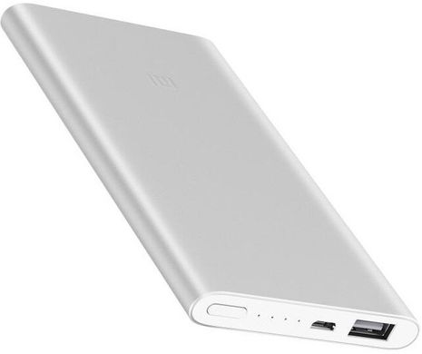 Внешний аккумулятор Xiaomi Mi Power Bank 5000mAh (Silver) 787 фото