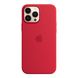 Чохол Apple Silicon Case with MagSafe (PRODUCT)RED (MM2L3) для iPhone 13 Pro Max 4130 фото 3