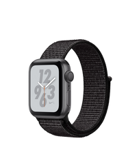 Apple Watch Series 4 Nike+ (GPS) 40mm Space Gray Aluminum Case with Black Nike Sport Loop (MU7G2)
