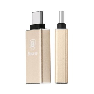 Адаптер Baseus Sharp Series USB-C to USB 3.0 Gold для MacBook  840 фото