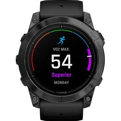 Смарт-годинник Garmin Epix Pro Gen 2 51mm Slate Gray w. Black Band (010-02804-20/21)
