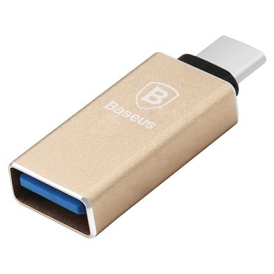 Адаптер Baseus Sharp Series USB-C to USB 3.0 Gold для MacBook  840 фото