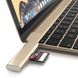 Адаптер Satechi Aluminum Type-C USB 3.0 and Micro/SD Card Reader Gold (ST-TCCRAG) 1478 фото 4