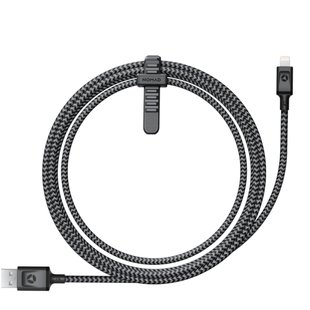 Кабель Nomad Ultra Rugged Lightning Cable Black (1.5 m) (LINE-LIGHTNING-001) 1529 фото