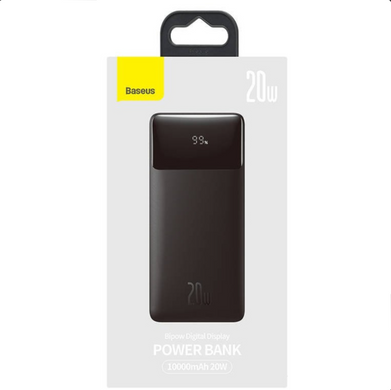 Внешний аккумулятор Baseus Bipow Digital Display Power bank 10000mAh 20W Black (PPDML-L01)