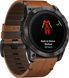 Смарт-годинник Garmin Epix Pro Gen 2 Sapphire 51mm Carbon G. DLC Tit. with Chestnut L. Band (010-02804-30)