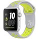 Apple Watch Nike+ 38mm Silver Aluminum Case with Flat Silver/Volt Nike Sport Band (MNYP2) 707 фото 1