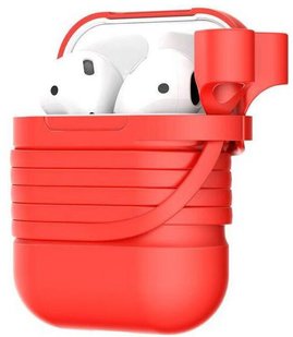 Чохол з тримачем BASEUS case for AirPods (RED) (TZARGS-09) 2222 фото