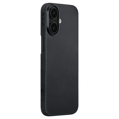 Чохол Pitaka Ultra-Slim Case with PitaTap for iPhone 17 - 600D Black/Grey [Twill] (KI1701)