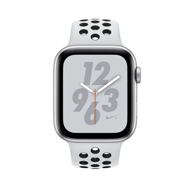 Apple Watch Series 4 Nike+ (GPS+LTE) 40mm Silver Aluminum Case with Pure Platinum/Black Nike Sport Band (MTV92)