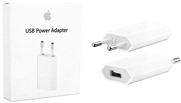 Оригинальное зарядное устройство Apple Power Adapter (MD813)