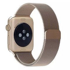 Ремінець для Apple Watch 42/44mm Milanese Loop Band Gold (High Copy)