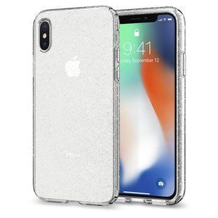 М'який силіконовий чохол Spigen Liquid Crystal Glitter прозорий 1996 фото