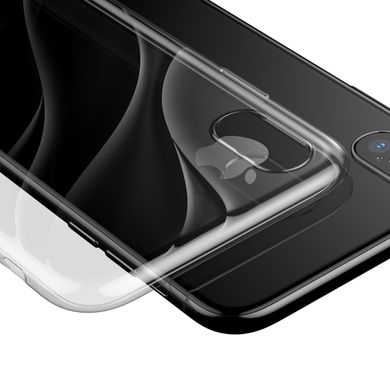 Защитный прозрачный силиконовый чехол Baseus TPU Protective Case (WIAPIPHX-SH02) для iPhone X  1891 фото