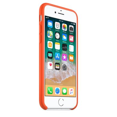 Чехол Apple Silicone Case Spicy Orange (MR682) для iPhone 8/7 1428 фото