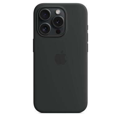 Чехол Apple iPhone 15 Pro Silicone Case with MagSafe - Black (MT1A3) 7808 фото