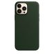 Чохол Apple Leather Case with MagSafe Sequoia Green (MM1Q3) для iPhone 13 Pro Max 4134 фото 3