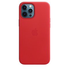 Чехол Apple Leather Case with MagSafe (PRODUCT) Red (MHKJ3) для iPhone 12 Pro Max