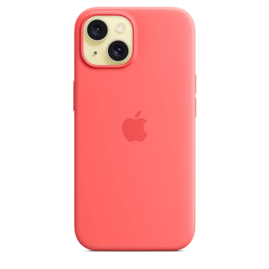 Чехол Apple iPhone 15 Silicone Case with MagSafe - Guava (MT0V3) 7841 фото