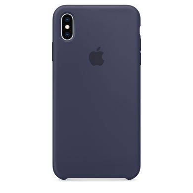 Чехол силиконовый Apple iPhone XS Max Silicone Case (MRWG2) Midnight Blue 2110 фото
