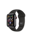 Apple Watch Series 4 (GPS+LTE) 40mm Space Black Stainless Steel Case with Black Sport Band (MTUN2) 2072 фото 1