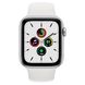 Apple Watch SE 44mm Silver Aluminum Case with White Sport Band (MYDQ2) 3763 фото 2