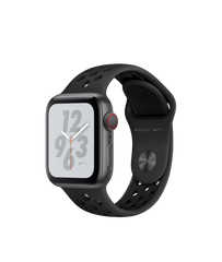 Apple Watch Series 4 Nike+ (GPS+LTE) 40mm Space Gray Aluminum Case with Anthracite/Black Nike Sport Band (MTX82)