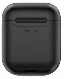 Чохол з бездротовою зарядкою BASEUS Wireless Charger for AirPods (BLACK) (WIAPPOD-01) 2224 фото