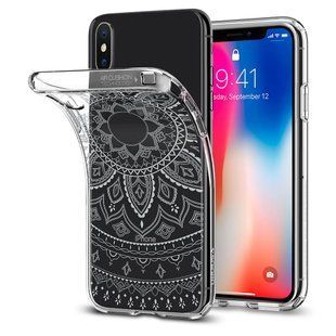 Комфортний кейс для iPhone X Spigen Liquid Crystal кришталево чистий 1995 фото