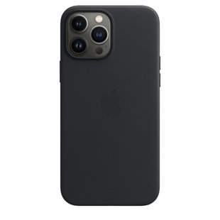 Чохол Apple Leather Case with MagSafe Midnight (MM1R3) для iPhone 13 Pro Max 4135 фото