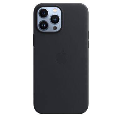 Чохол Apple Leather Case with MagSafe Midnight (MM1R3) для iPhone 13 Pro Max 4135 фото
