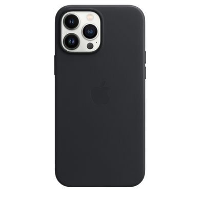 Чехол Apple Leather Case with MagSafe Midnight (MM1R3) для iPhone 13 Pro Max 4135 фото