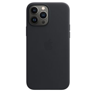 Чехол Apple Leather Case with MagSafe Midnight (MM1R3) для iPhone 13 Pro Max 4135 фото