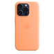 Чехол Apple iPhone 15 Pro Silicone Case with MagSafe - Orange Sorbet (MT1H3) 7809 фото 3
