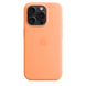 Чехол Apple iPhone 15 Pro Silicone Case with MagSafe - Orange Sorbet (MT1H3) 7809 фото 2
