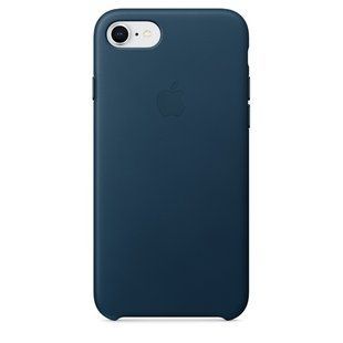 Чохол Apple Leather Case Cosmos Blue (MQHF2) для iPhone 8/7 1426 фото