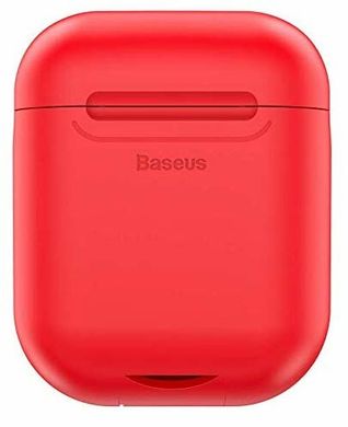 Чехол с беспроводной зарядкой BASEUS Wireless Charger for AirPods (RED) (WIAPPOD-09) 2225 фото