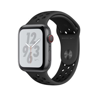 Apple Watch Series 4 Nike+ (GPS+LTE) 44mm Space Gray Aluminum Case with Anthracite/Black Nike Sport Band (MTXE2)