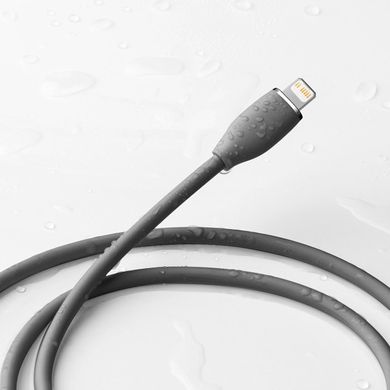 Кабель Baseus Jelly Liquid Silica Gel Fast Charging Data Cable Type-C to iP 20W 1.2m Black (CAGD020001) 01157 фото