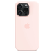 Чохол Apple iPhone 15 Pro Silicone Case with MagSafe - Light Pink (MT1F3) 7810 фото 2